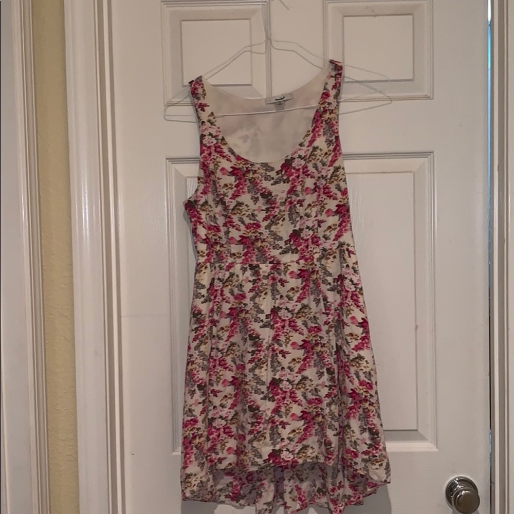 floral pink fit and flare